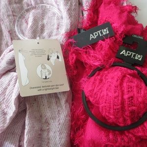 NWT - 2 scarves/shawls made by Apt. 9 /D&Y